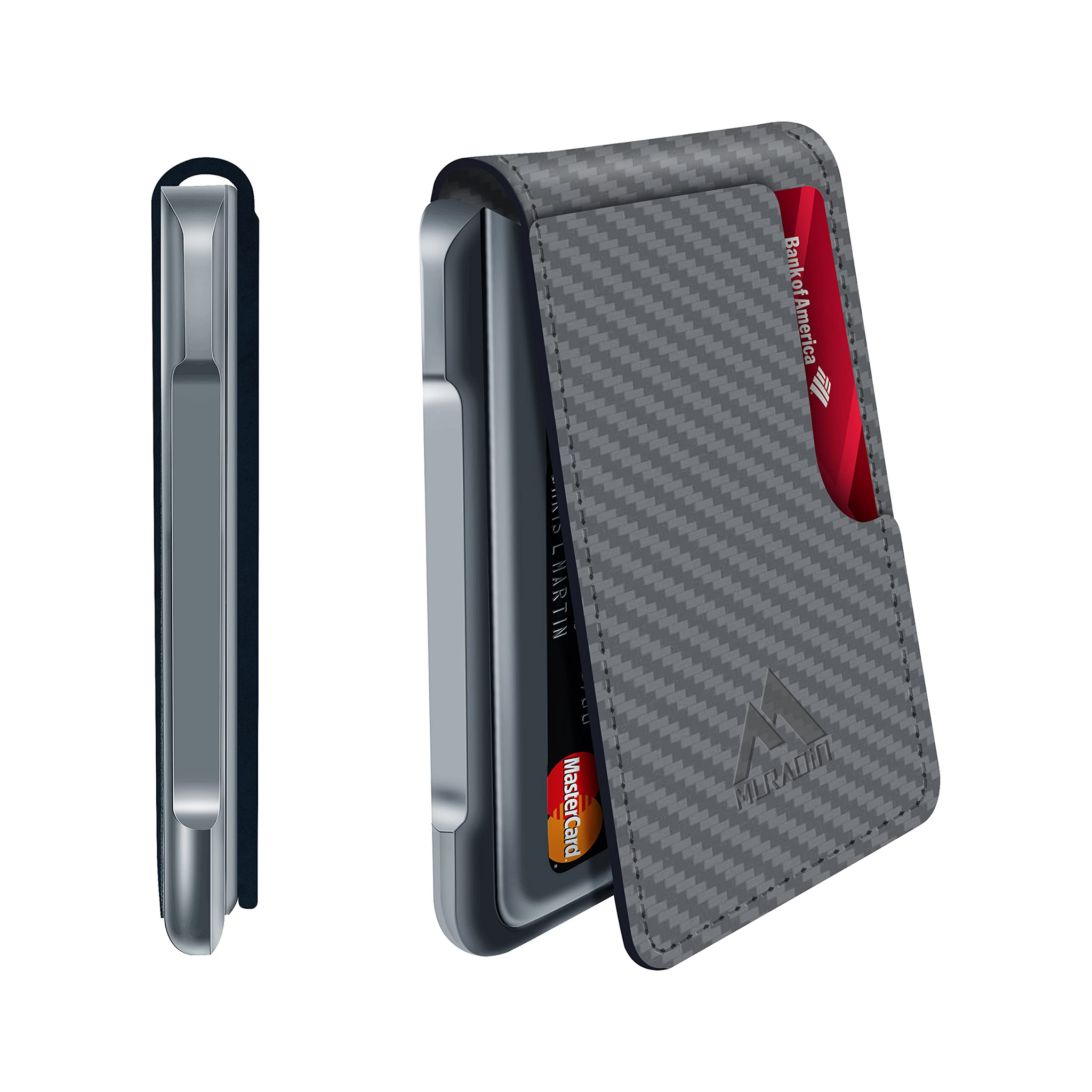 V03 Carbon Fiber Wallet Carbon Grey