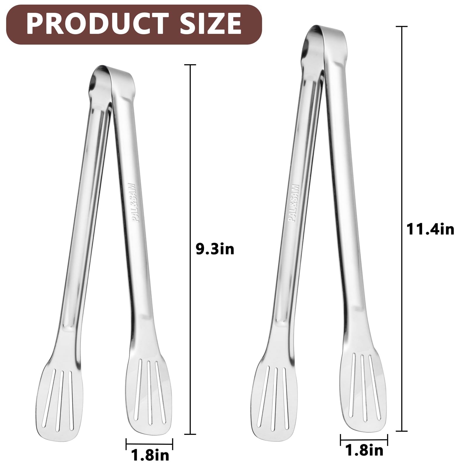 PAL&SAM Cooking Tongs Set
