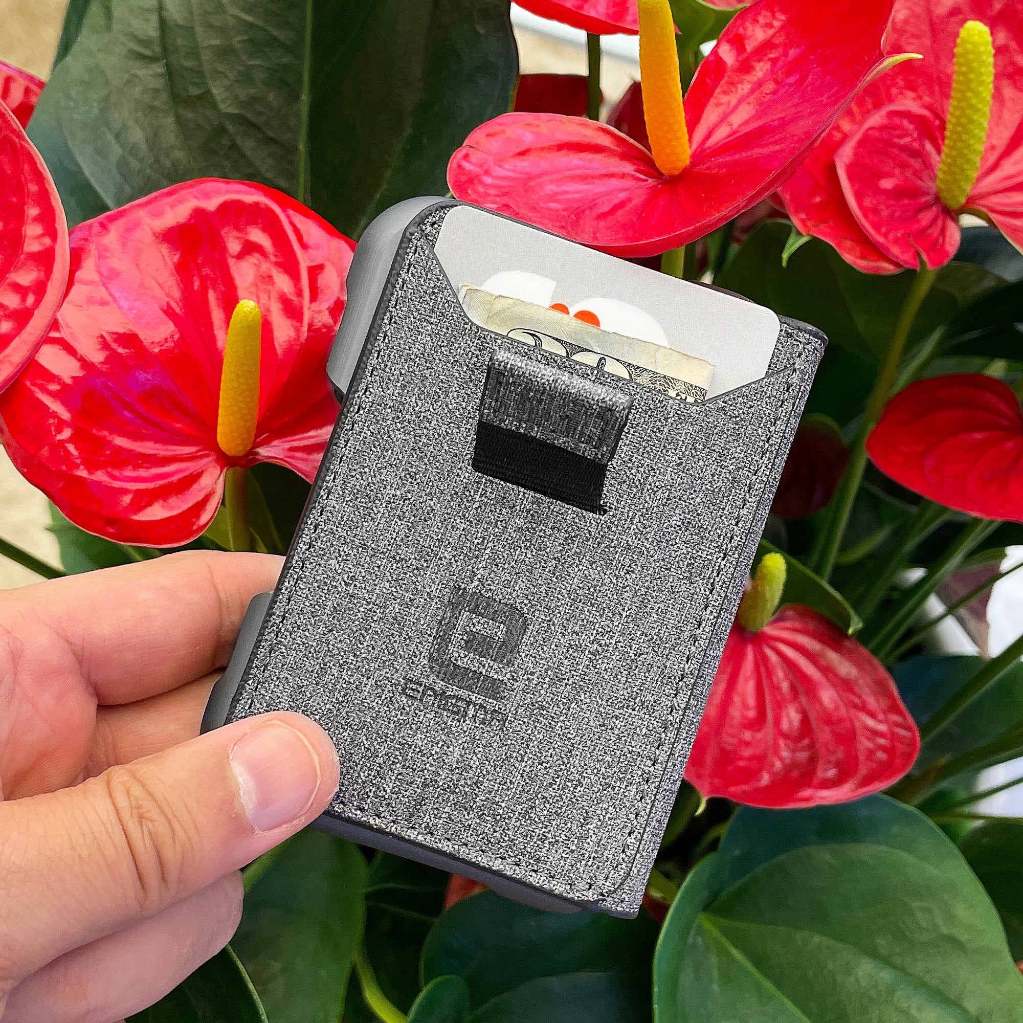H03 – Minimalist RFID Blocking Wallet for Men - Grey