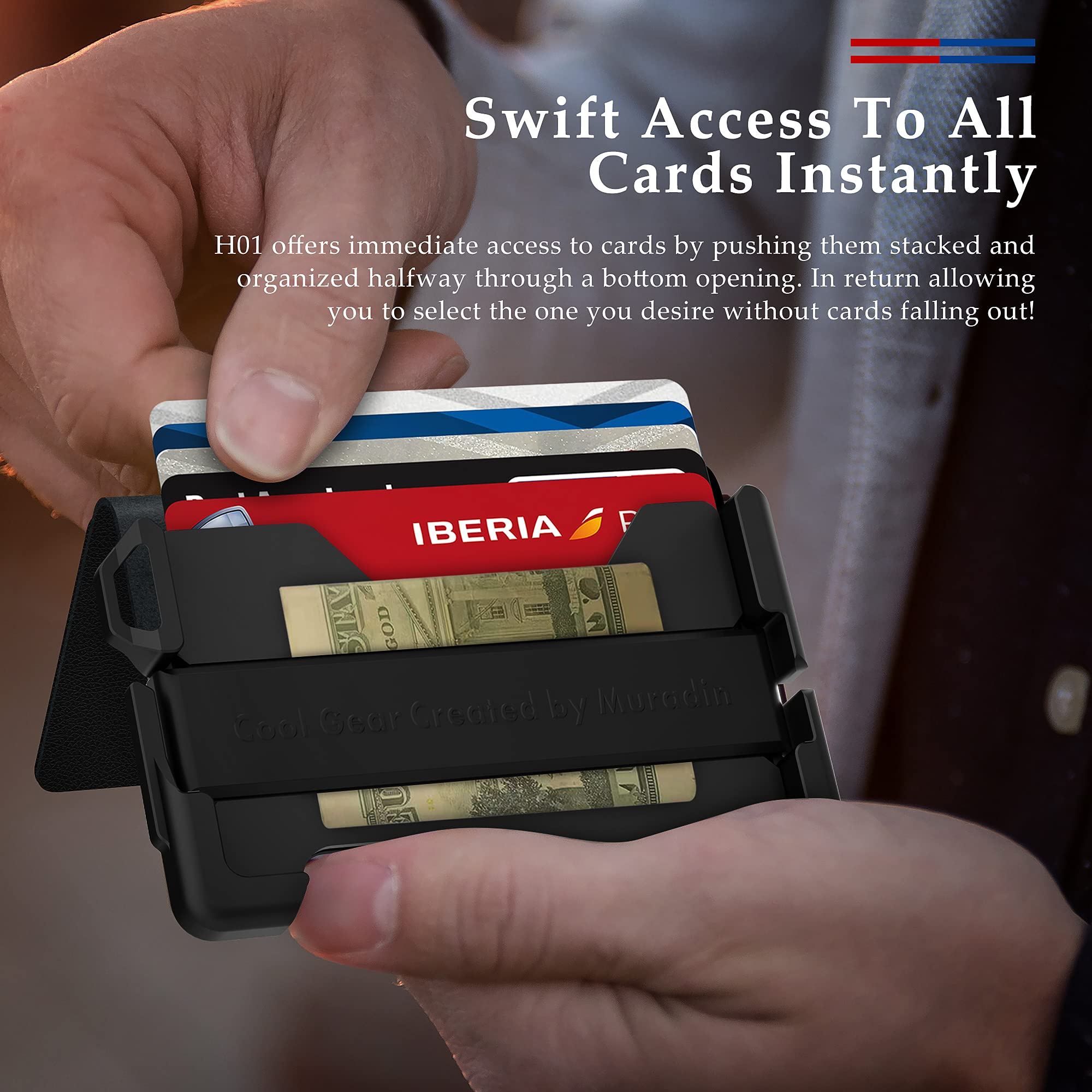 RFID wallet for men