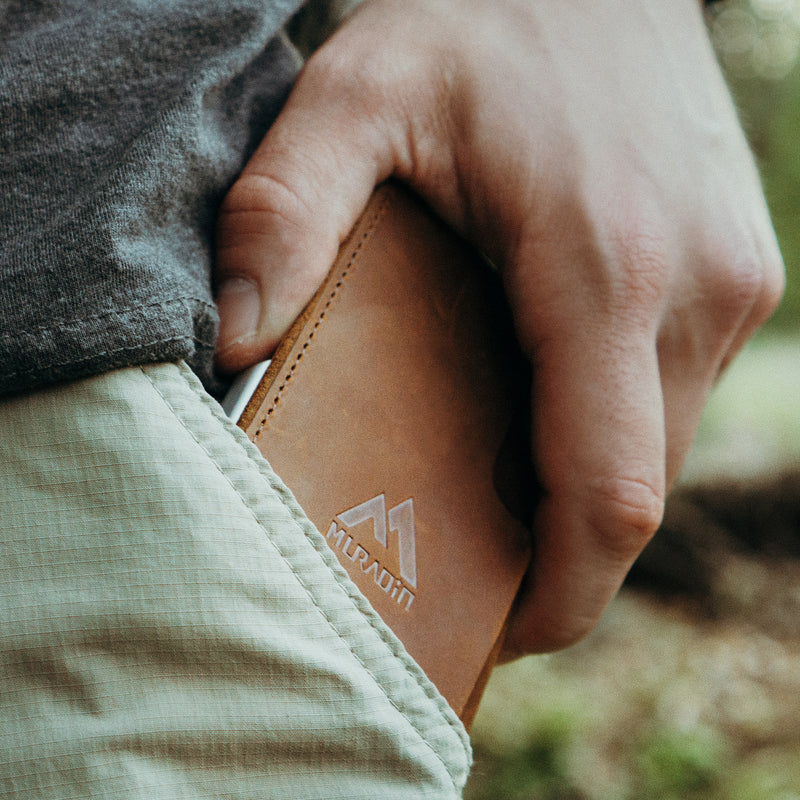  MURADIN Tactical Minimalist Wallet for Men, Slim RFID