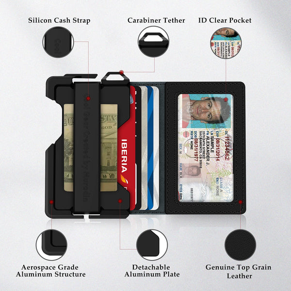 MXM Slim Line Kydex Tactical Wallet with money clip (choose type