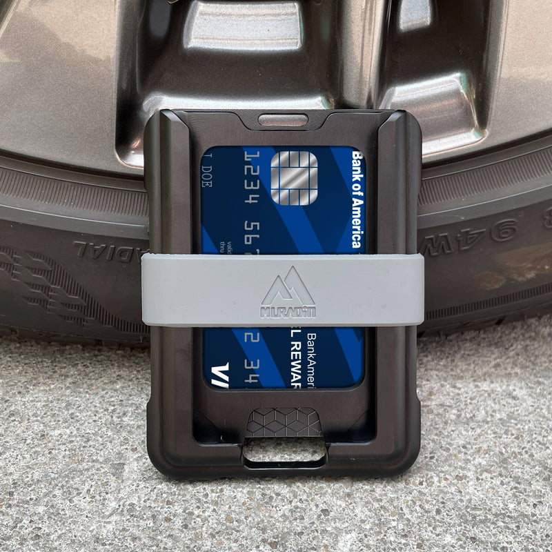 V02 – ID Badge Holder Wallet – Black