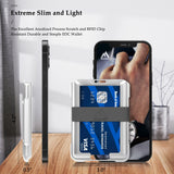 V02 – Credit Card Holder Wallet – Silver