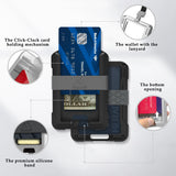 V02 – ID Badge Holder Wallet – Black