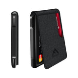 V03 – Tactical Bifold Wallet for Men – Black PU